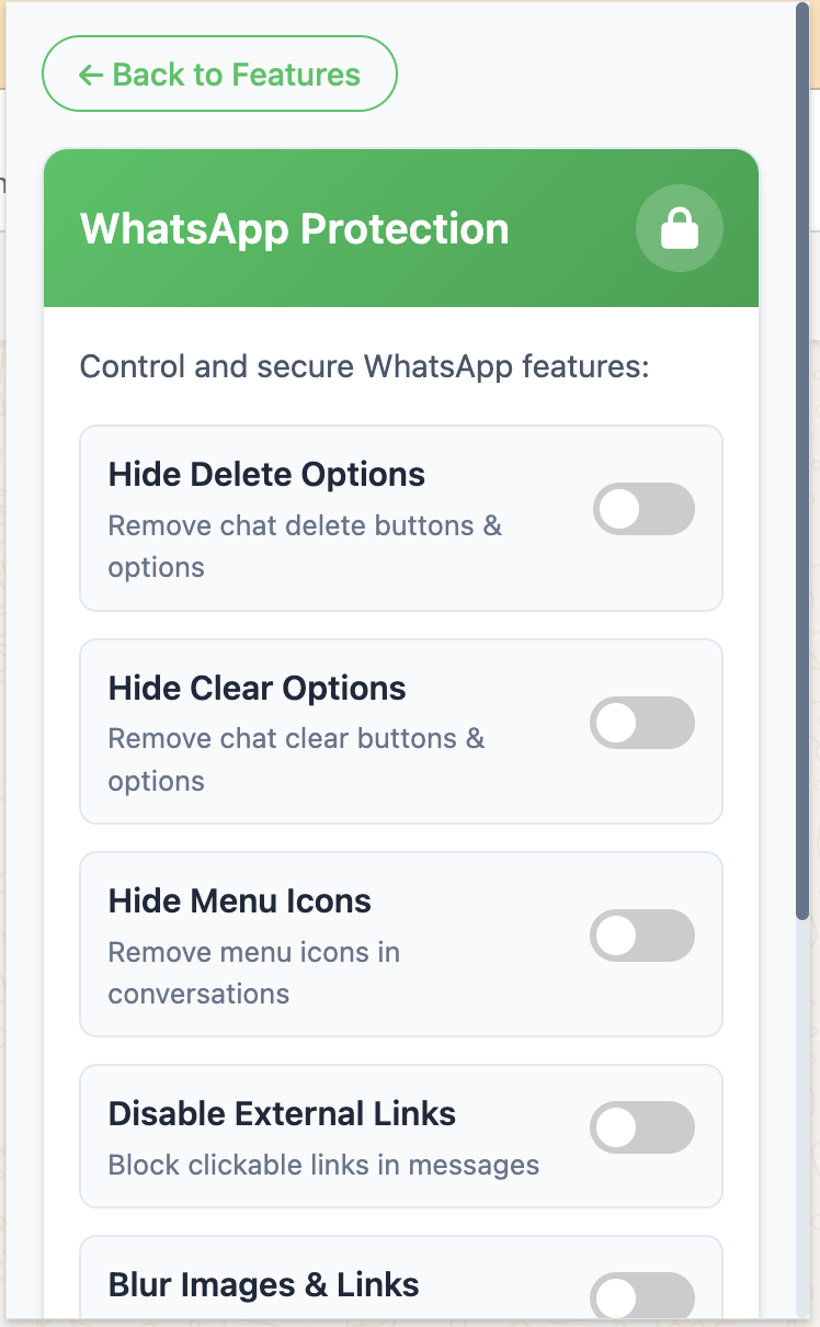 WhatsApp Protection