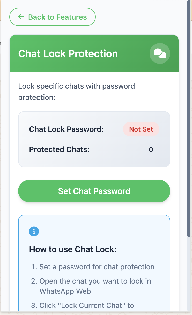 Chat Lock Protection